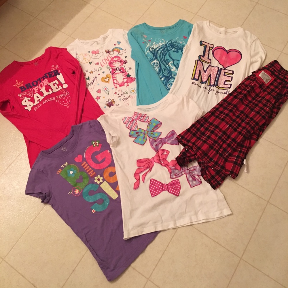 Children’s place and Justice Kids clothing